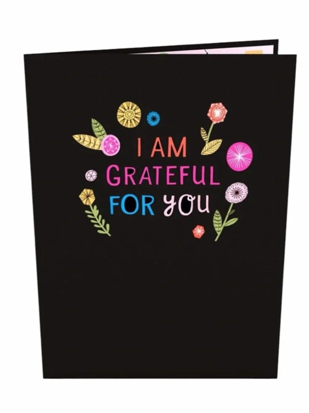Love Grateful for Mom Pop-Up Card - Pink Floral